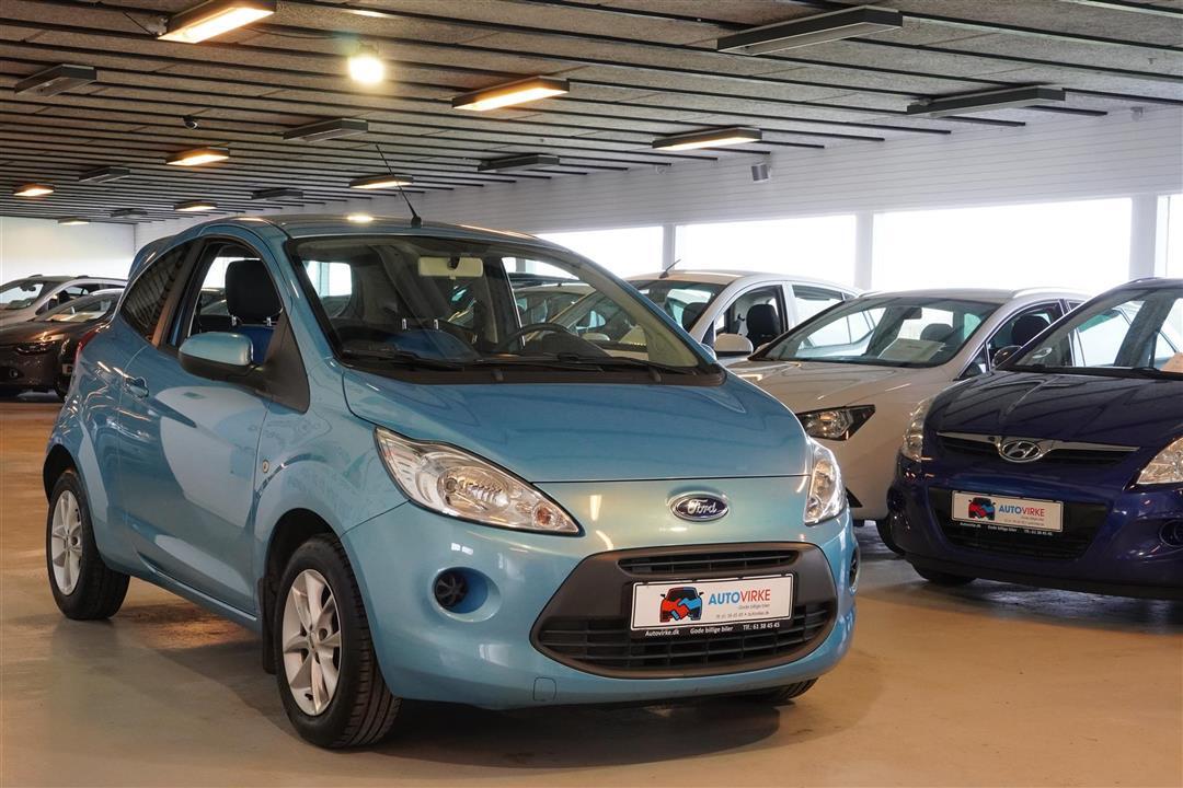 Blå Ford Ka fra 2014