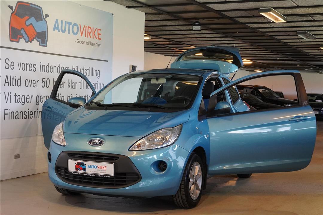 Blå Ford Ka fra 2014