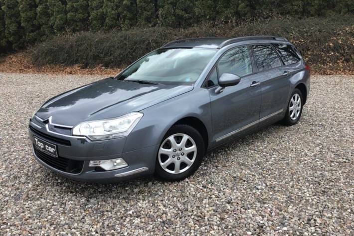Blå Citroën C5 fra 2010