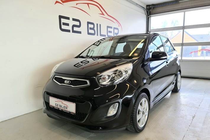 Grå Kia Picanto fra 2013