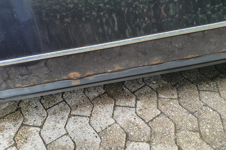 Brun VW Passat fra 2005