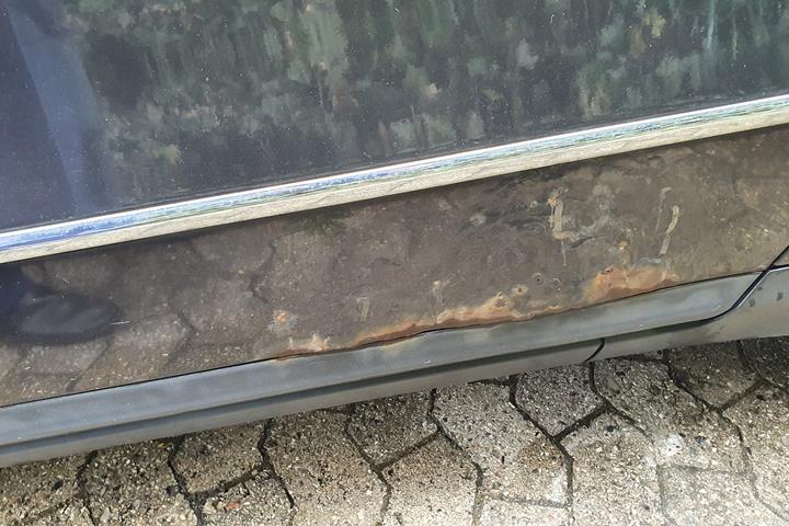Brun VW Passat fra 2005