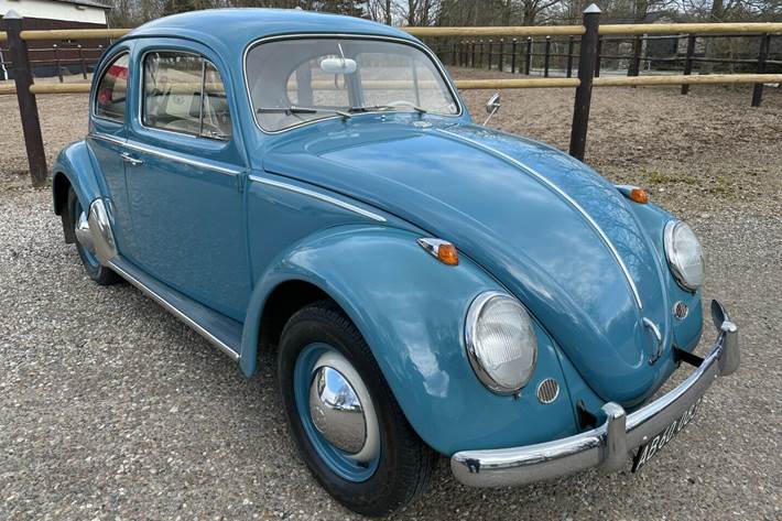 Blå VW 1200 fra 1963