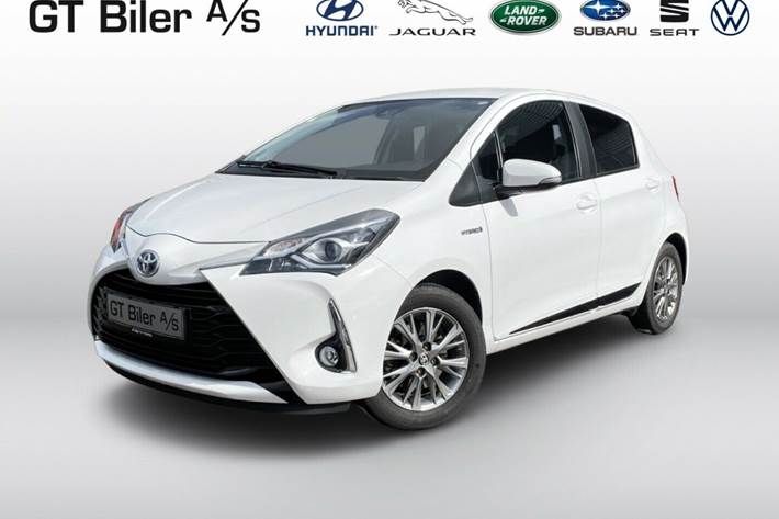 Hvid Toyota Yaris fra 2018