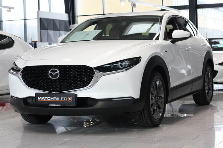 Grå Mazda CX-30 fra 2021