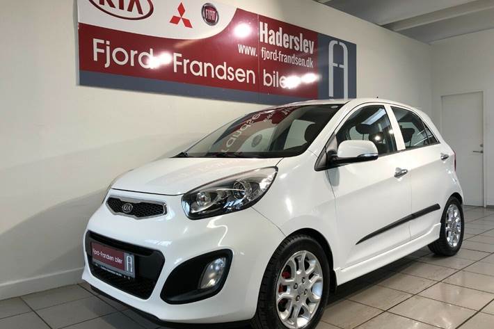 Hvid Kia Picanto fra 2012