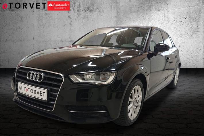 Sort Audi A3 fra 2013