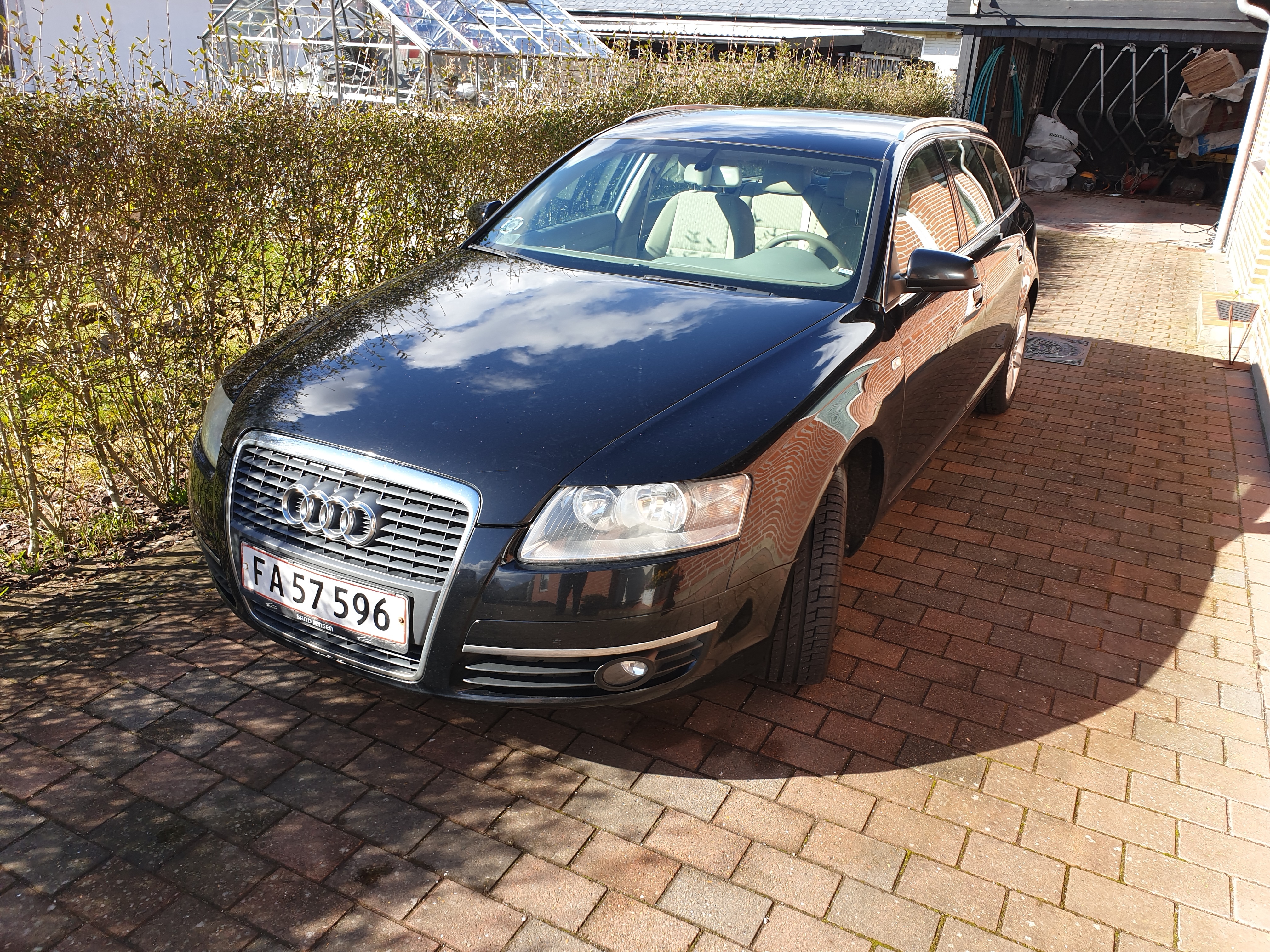 Sort Audi A6 fra 2007