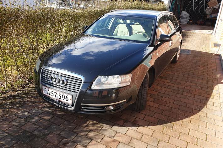 Sort Audi A6 fra 2007