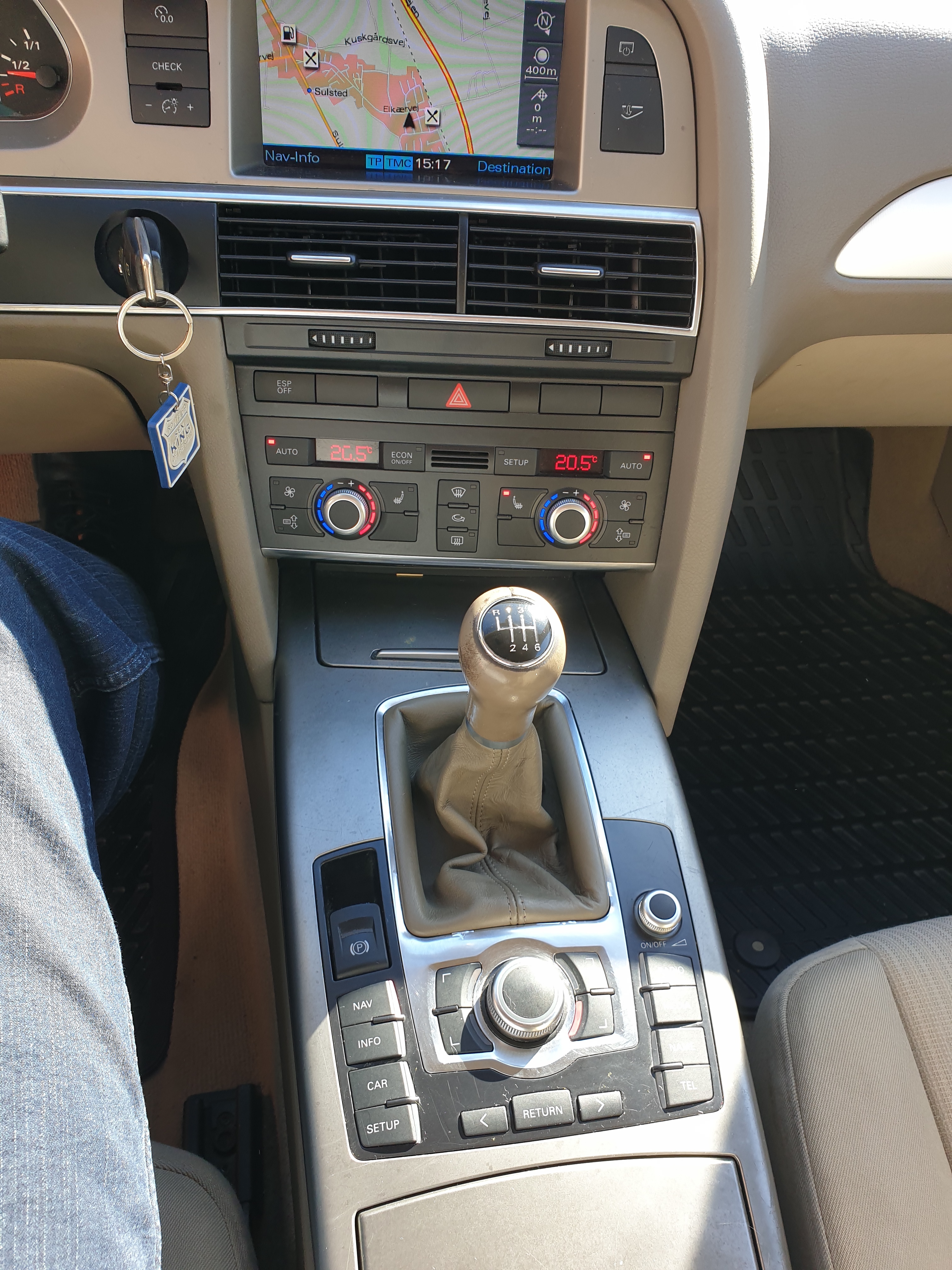 Sort Audi A6 fra 2007