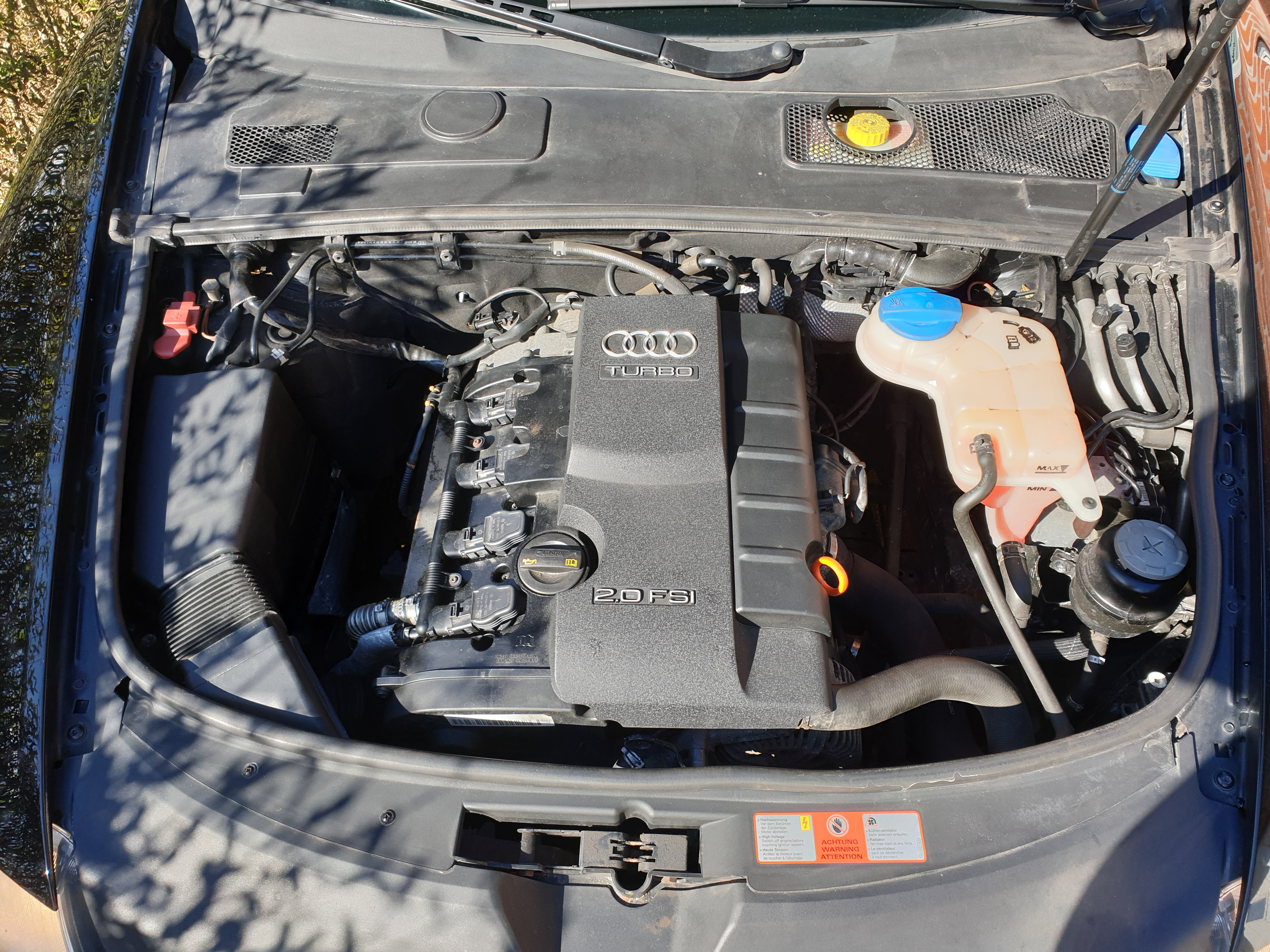Sort Audi A6 fra 2007