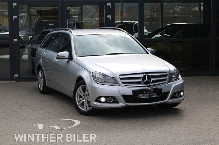 Grå Mercedes C200 fra 2014