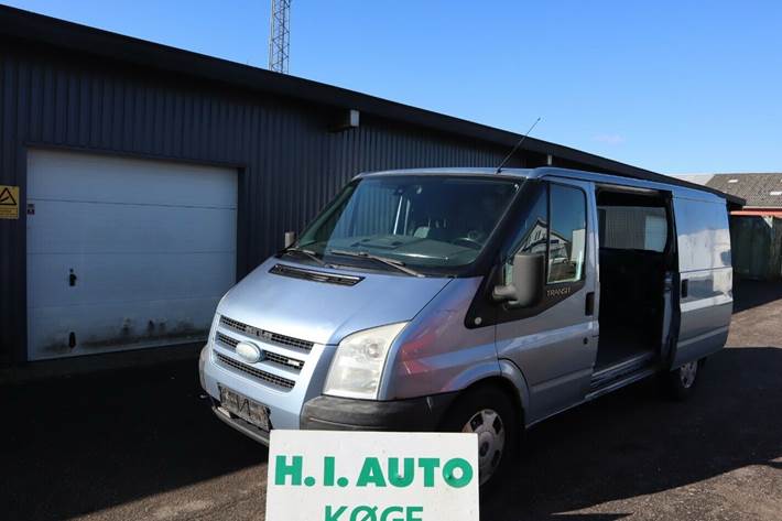 Blå Ford Transit 300M Van fra 2007