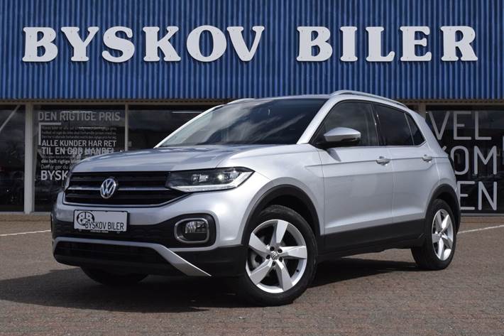 Grå VW T-Cross fra 2020