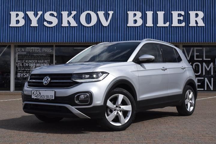 Grå VW T-Cross fra 2020