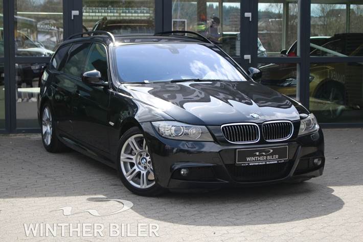 Grå BMW 330i fra 2009