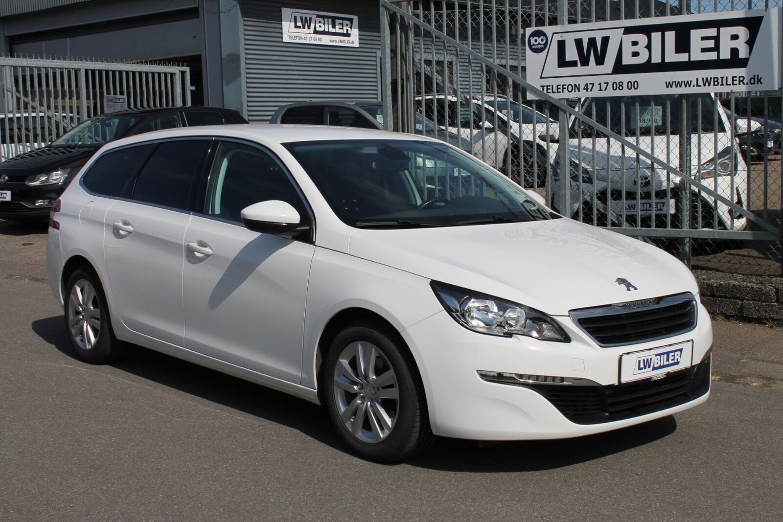 Hvid Peugeot 308 fra 2015