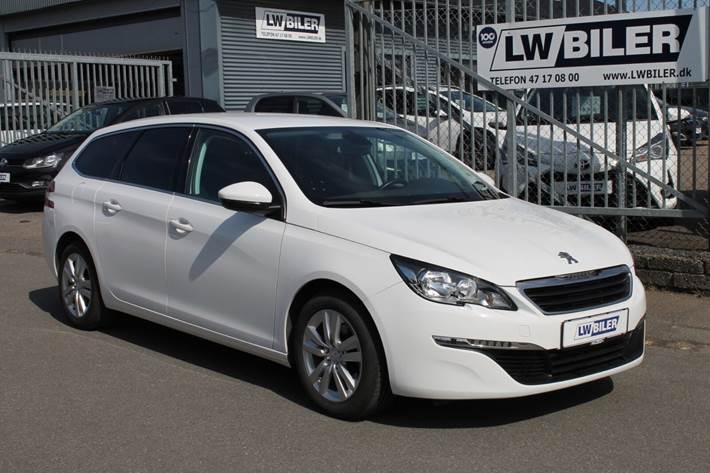 Hvid Peugeot 308 fra 2015