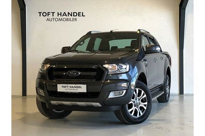 Grå Ford Ranger fra 2017