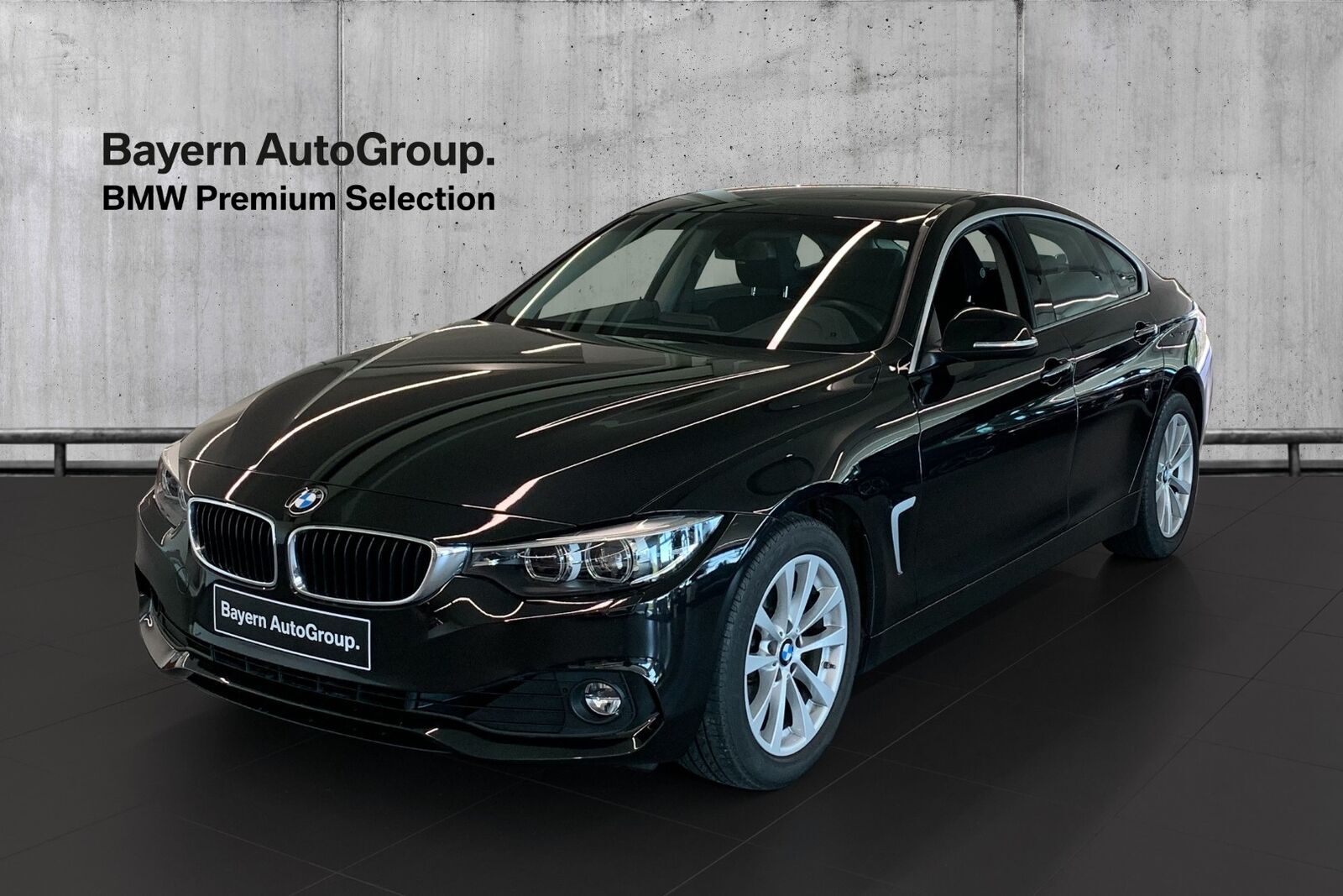 Grå BMW 420i fra 2018