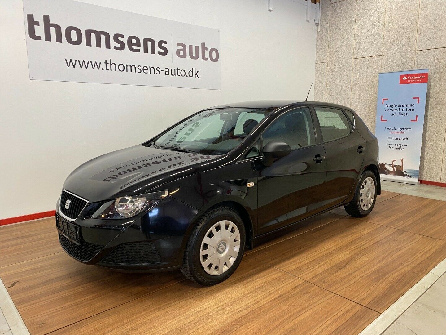 Grå Seat Ibiza fra 2010