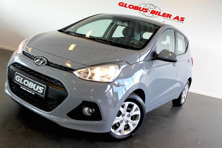Grå Hyundai i10 fra 2014