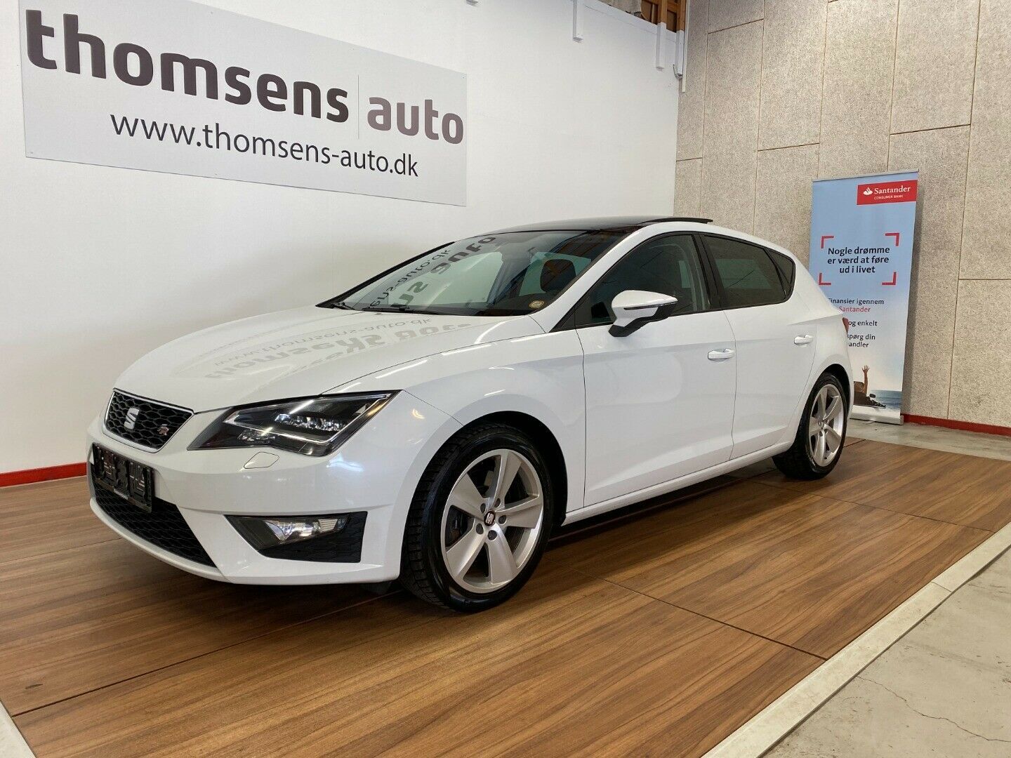 Hvid Seat Leon fra 2014