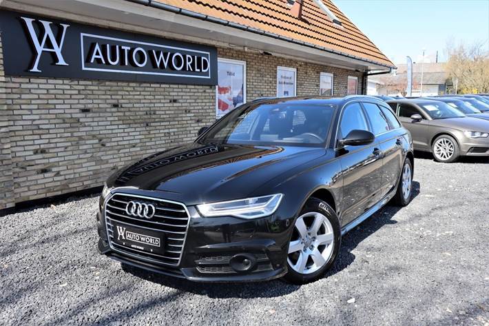 Sort Audi A6 fra 2017