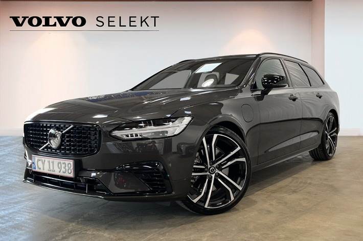 Grå Volvo V90 fra 2021