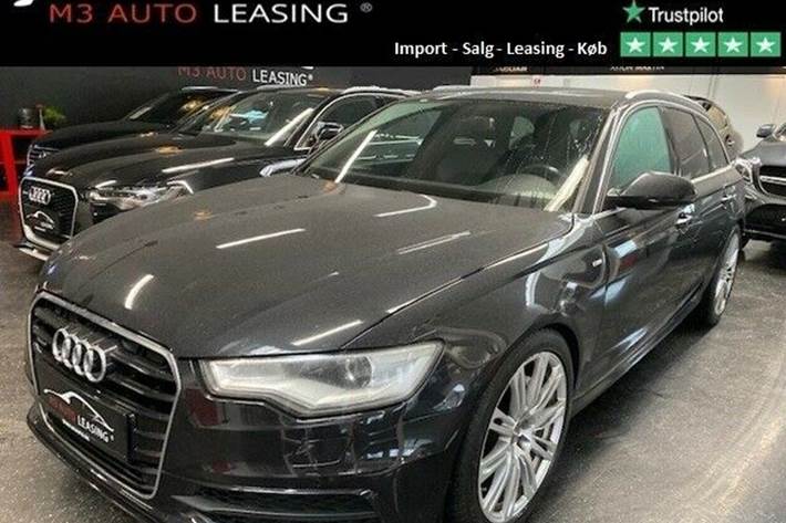 Sort Audi A6 fra 2013