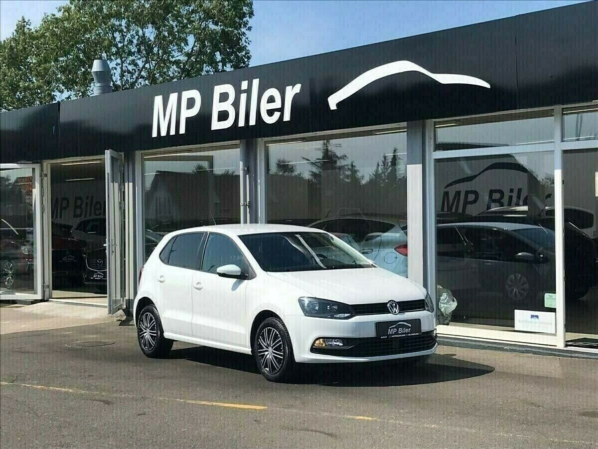 Grå VW Polo fra 2015