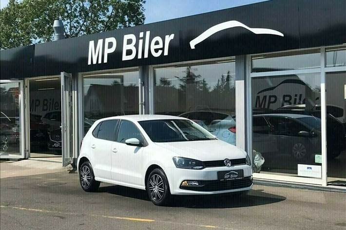 Grå VW Polo fra 2015