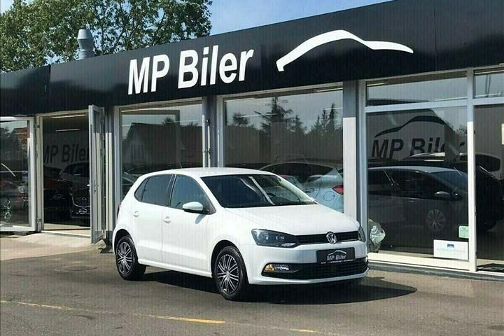 Grå VW Polo fra 2015