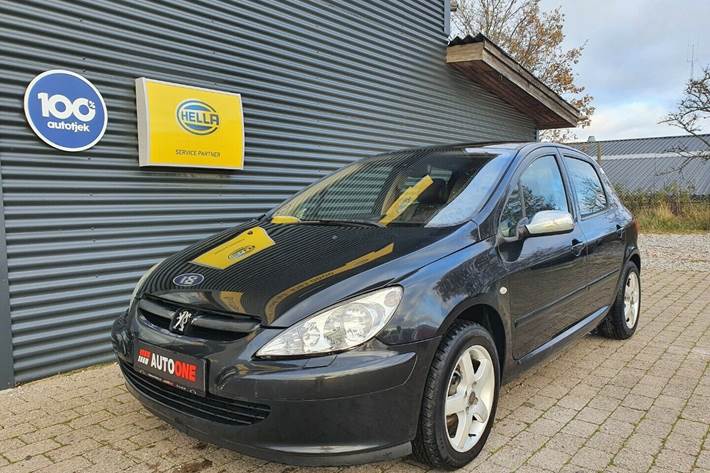 Grå Peugeot 307 fra 2005