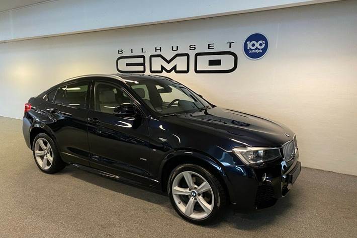 Grå BMW X4 fra 2016