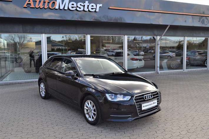 Sort Audi A3 fra 2016
