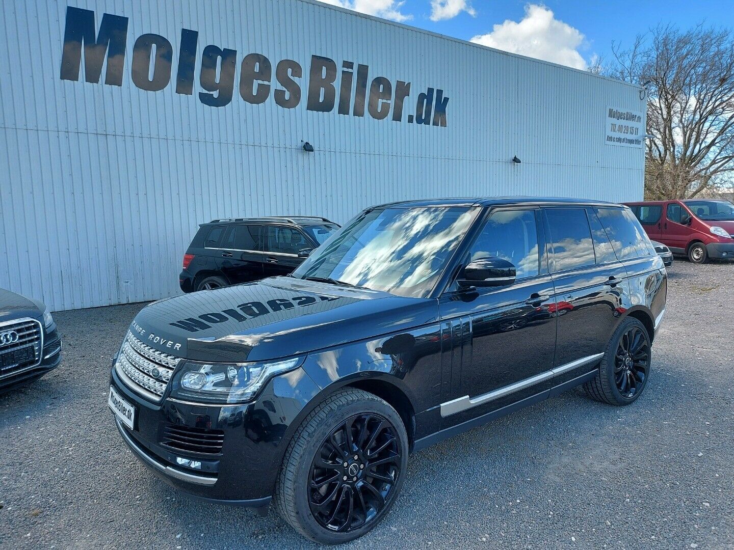 Grå Land Rover Range Rover fra 2014