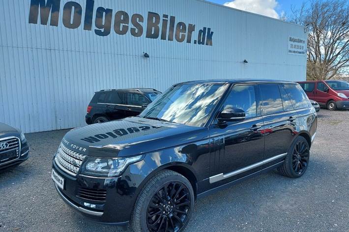 Grå Land Rover Range Rover fra 2014