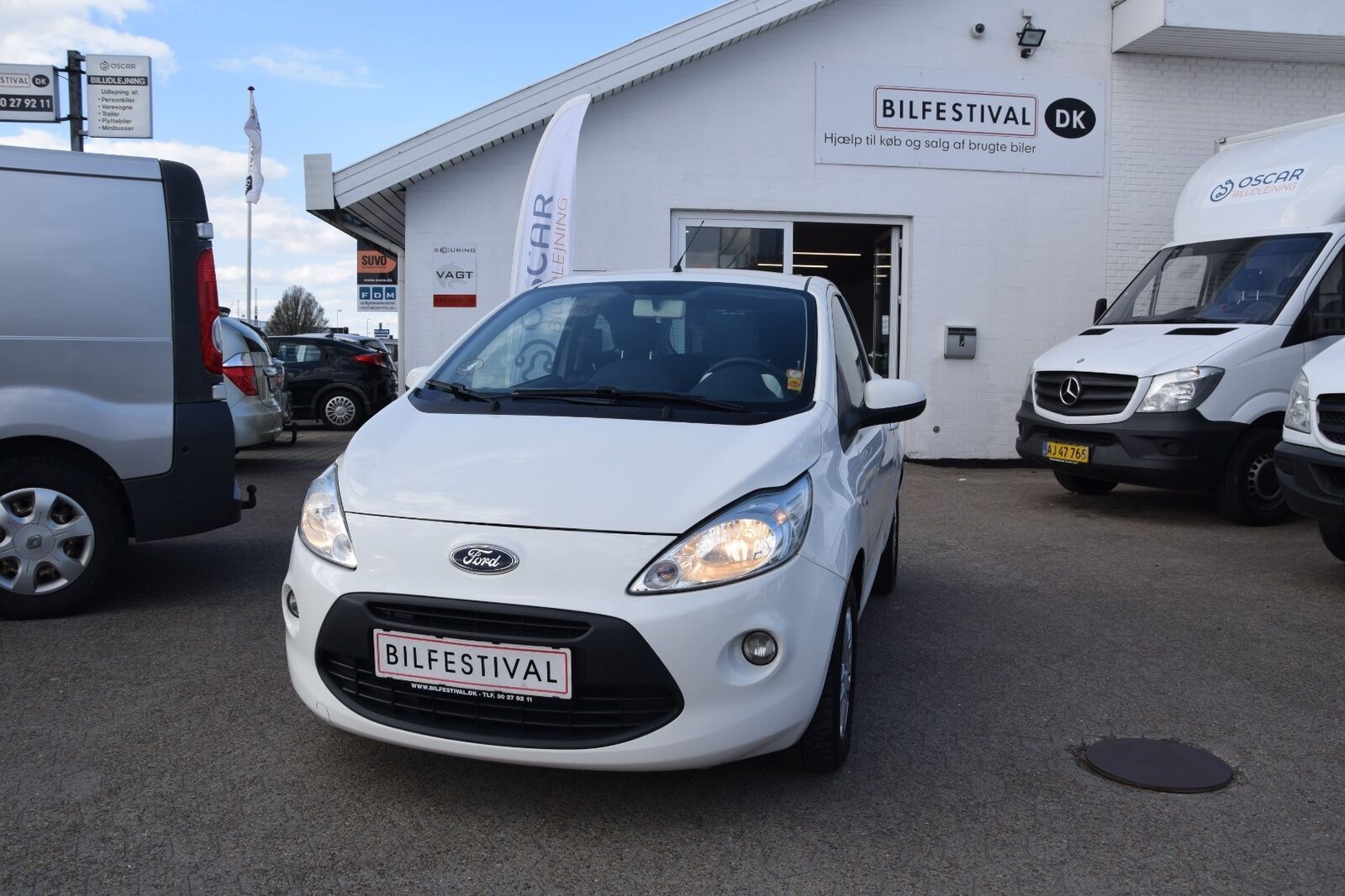 Hvid Ford Ka fra 2013