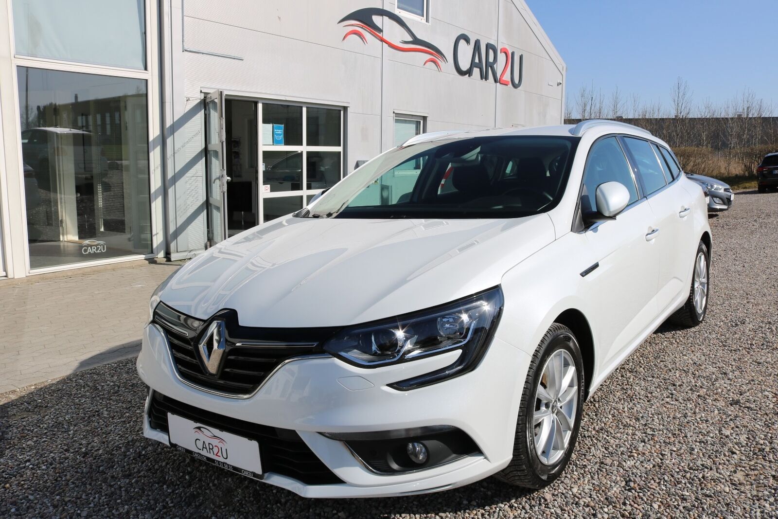 Hvid Renault Megane IV fra 2017