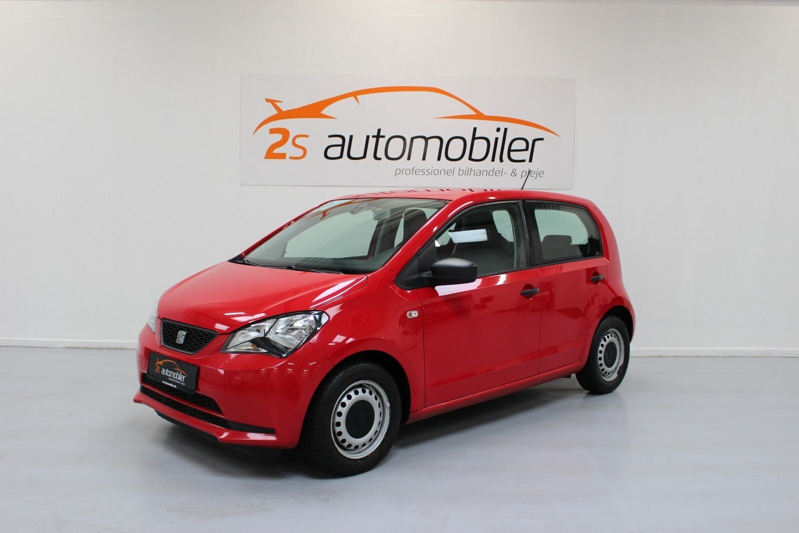 Rød Seat Mii fra 2015