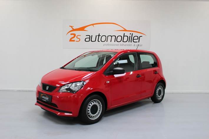 Rød Seat Mii fra 2015