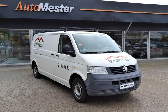 Hvid VW Transporter fra 2007