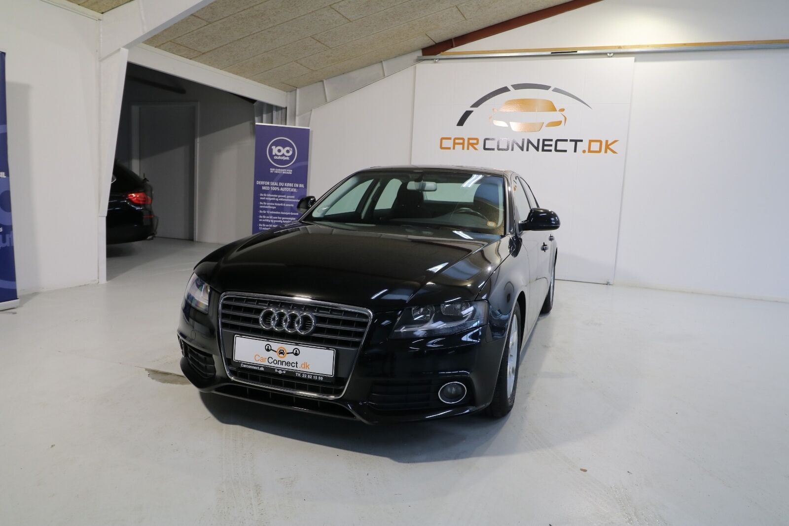 Sort Audi A4 fra 2008