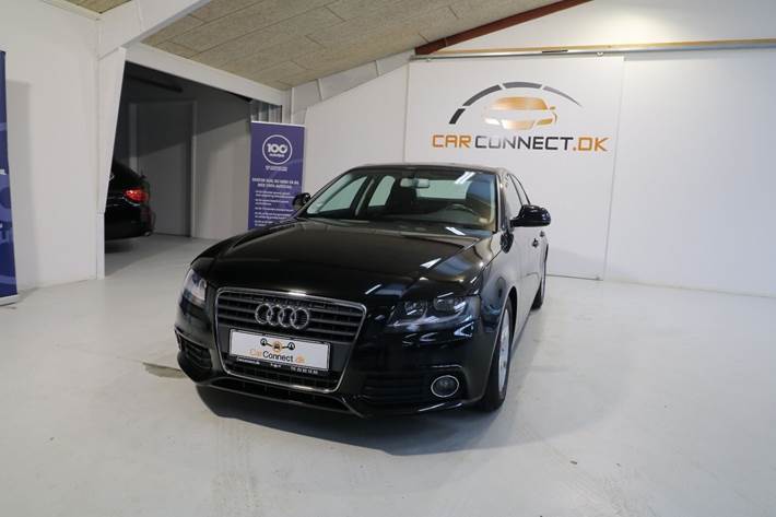 Sort Audi A4 fra 2008