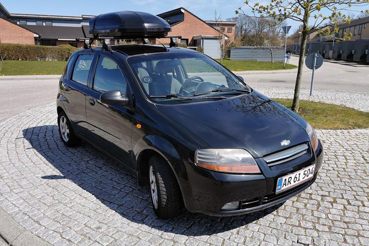 Sort Chevrolet Kalos fra 2005
