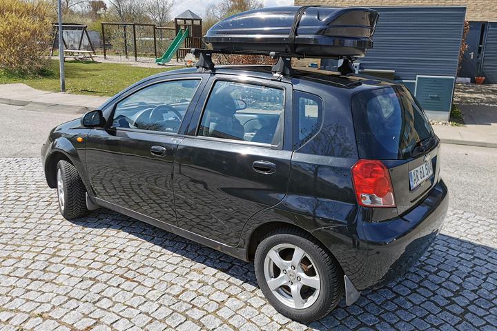 Sort Chevrolet Kalos fra 2005