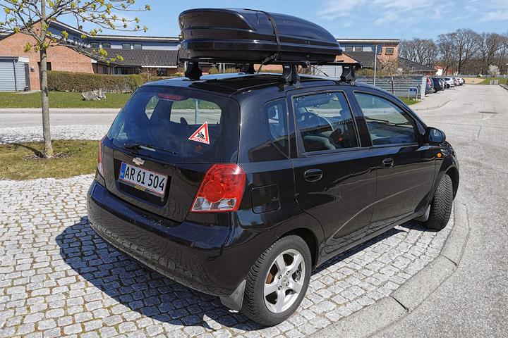 Sort Chevrolet Kalos fra 2005