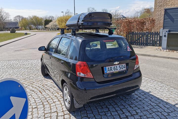 Sort Chevrolet Kalos fra 2005