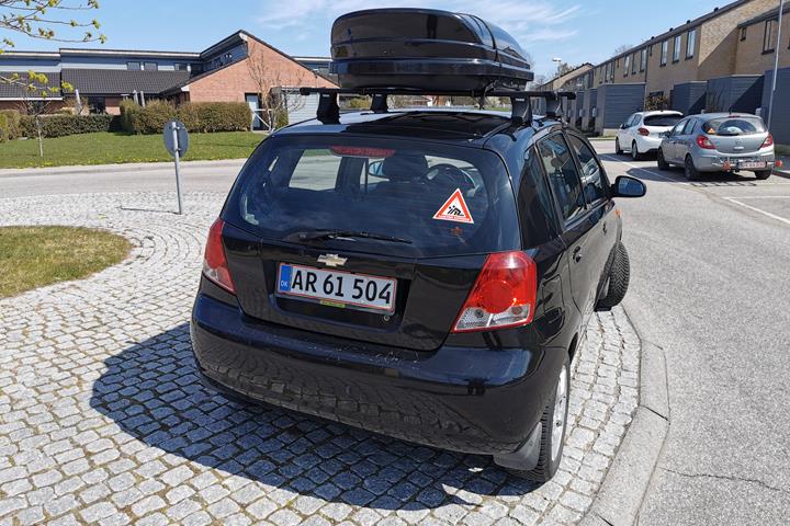 Sort Chevrolet Kalos fra 2005